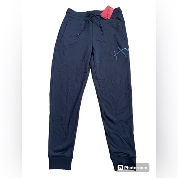 NWT Men’s Hugo Boss joggers. Size S. Navy blue. - Picture 1 of 5